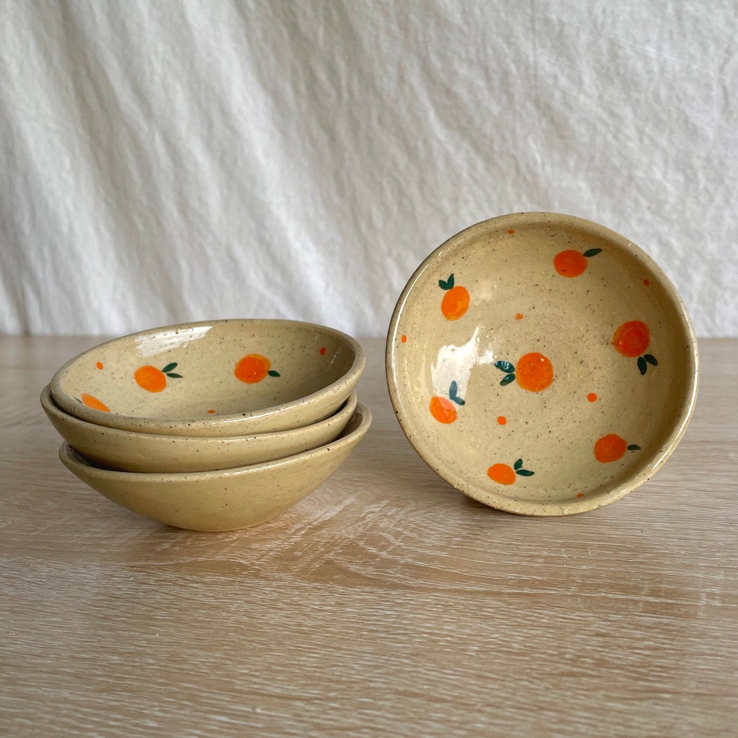 Orange Pinch Bowl