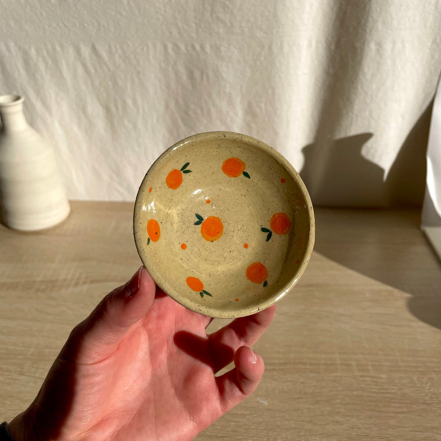 Orange Pinch Bowl