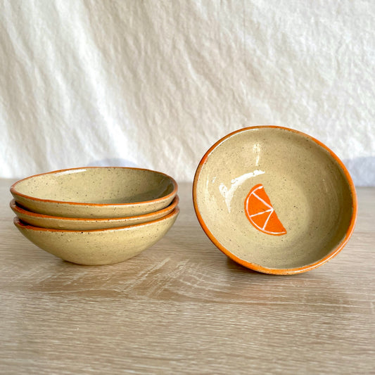 Orange Slice Pinch Bowl