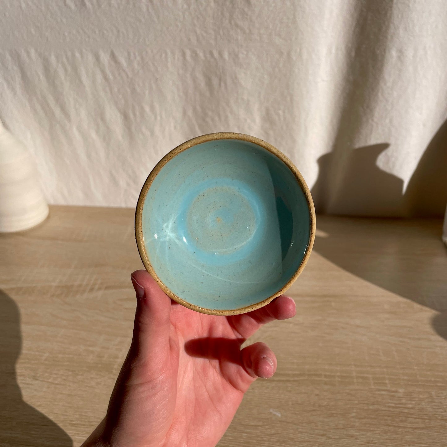 Sky Blue Pinch Bowl